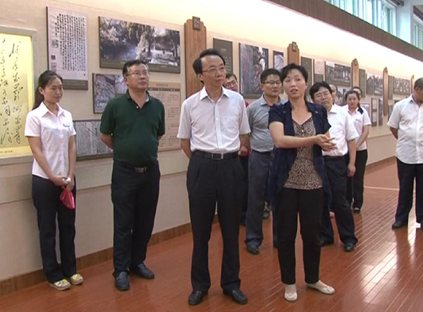 管理局领导来馆检查改陈布展暨馆舍维修项目建设工作 管理局领导来馆检查改陈布展暨馆舍维修项目建设工作