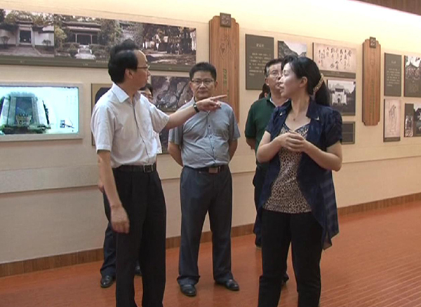 管理局领导来馆检查改陈布展暨馆舍维修项目建设工作 管理局领导来馆检查改陈布展暨馆舍维修项目建设工作