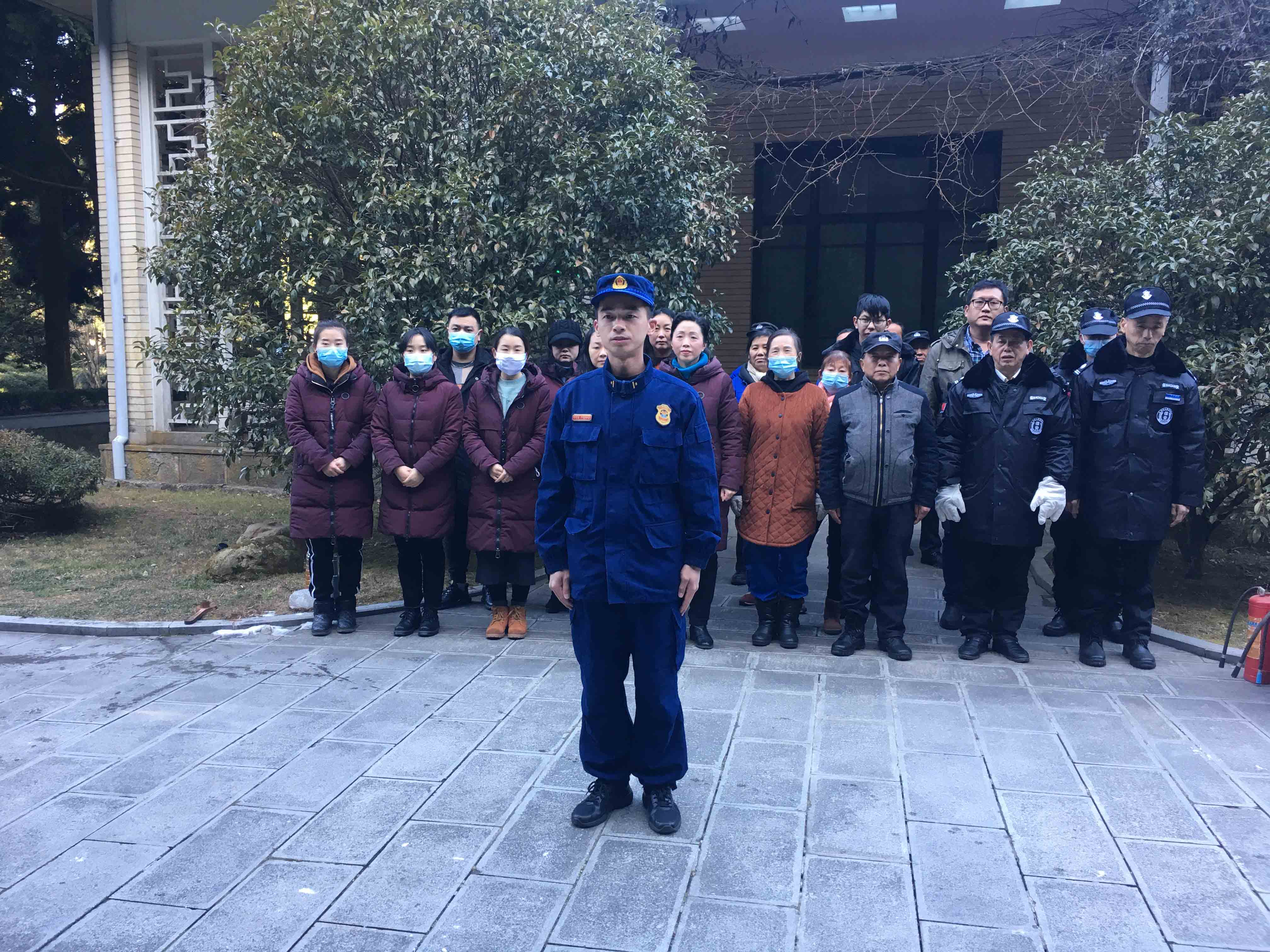 庐山博物馆与庐山消防救援大队联合开展冬季消防安全演练 庐山博物馆与庐山消防救援大队联合开展冬季消防安全演练