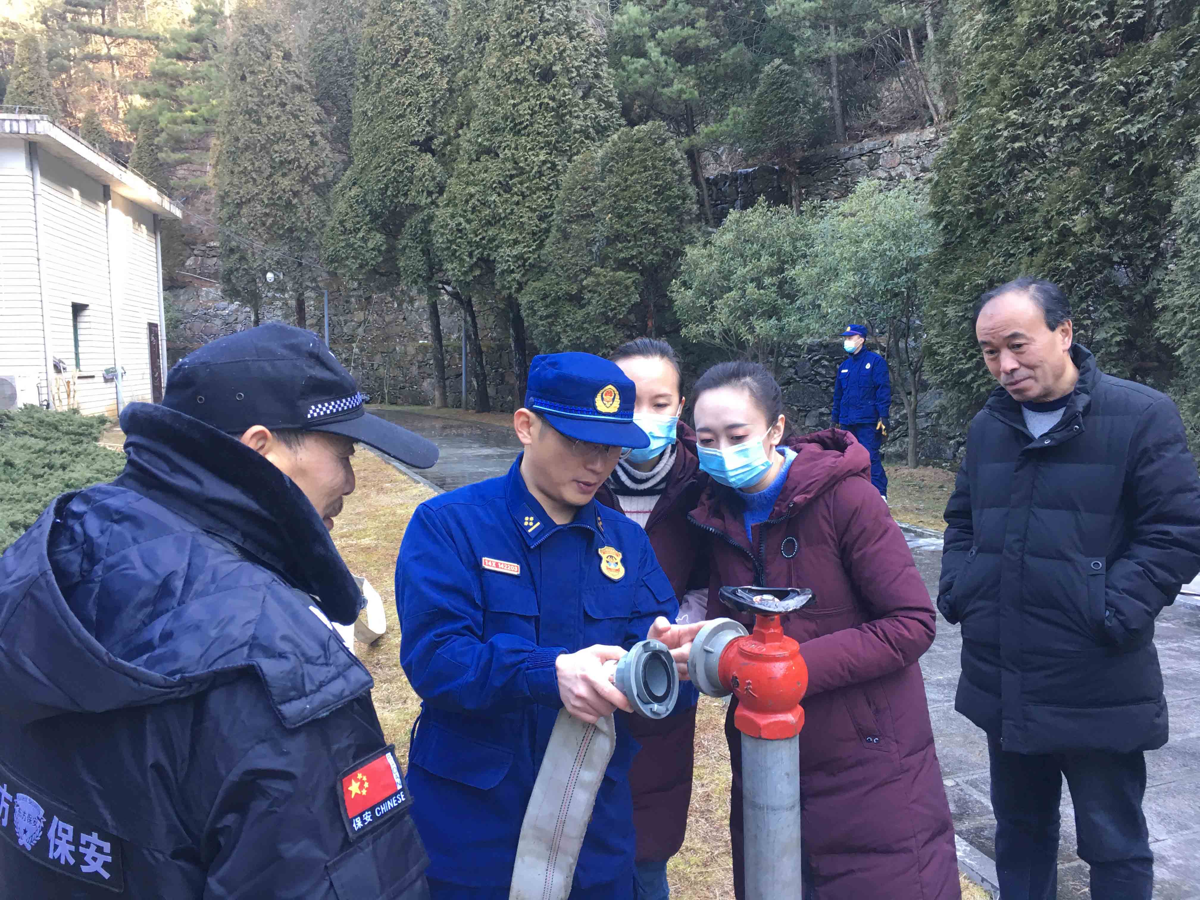 庐山博物馆与庐山消防救援大队联合开展冬季消防安全演练 庐山博物馆与庐山消防救援大队联合开展冬季消防安全演练