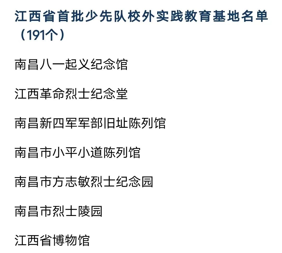 江西省庐山博物馆入选江西省首批“少先队校外实践教育基地” 江西省庐山博物馆入选江西省首批“少先队校外实践教育基地”